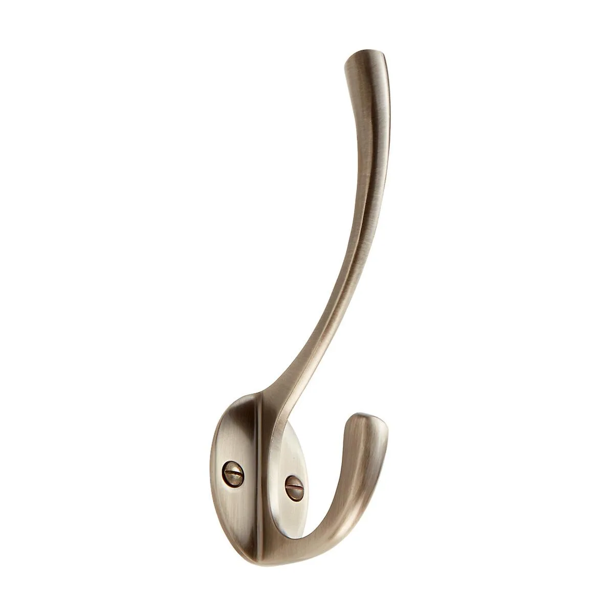 Antique Nickel Large Coat & Hat Hook