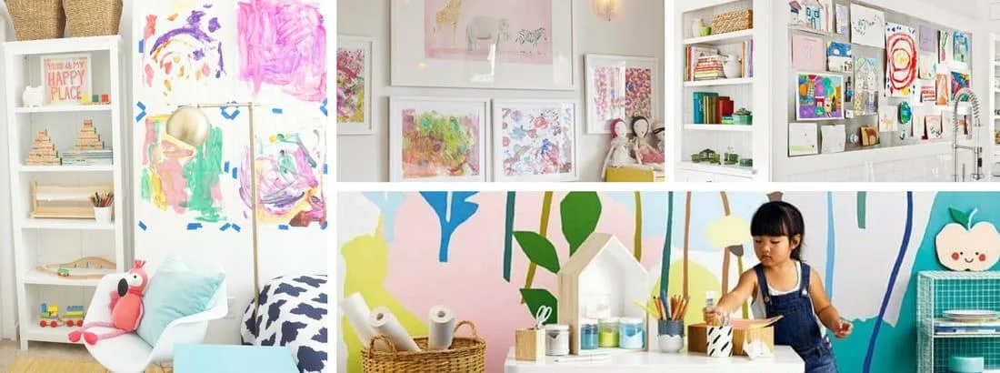 How To Display Kids' Art
