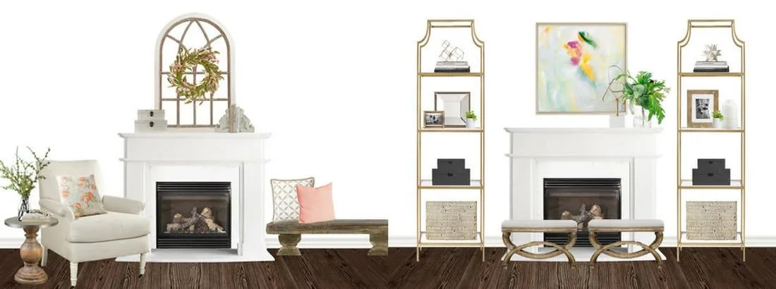 1 Fireplace 3 Spring-Inspired Ways