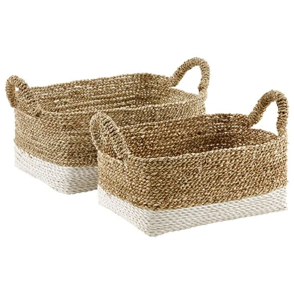 Beach House Storage Bins with Handles