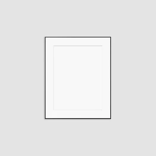 Oversized Gallery Frame, Matte Black 24X30