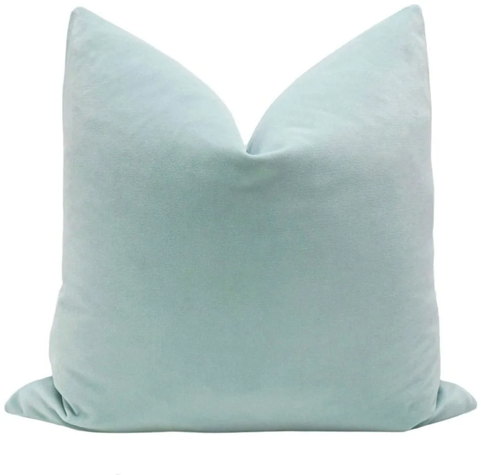 Signature Velvet // Sea Blue Pillow