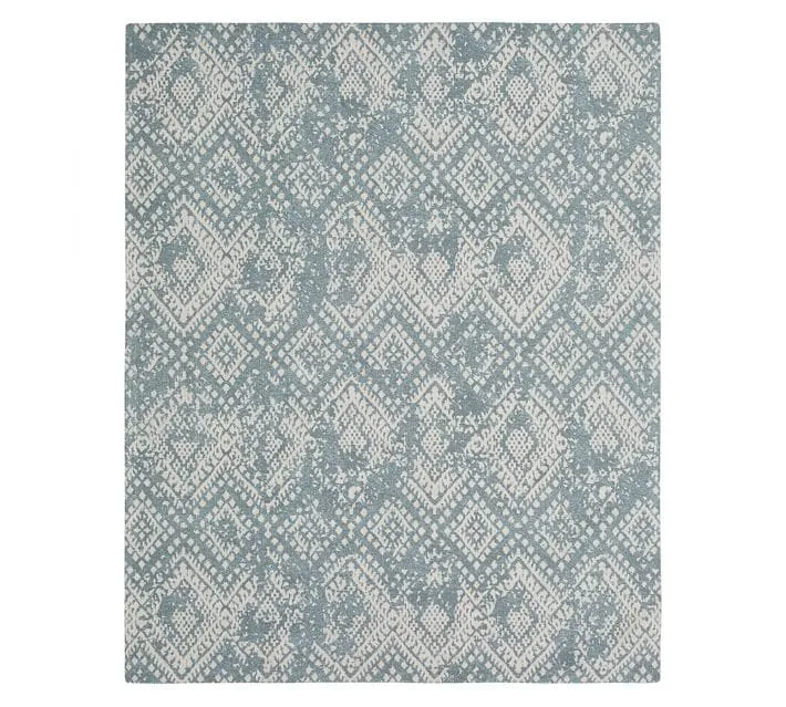 ZAHARA SYNTHETIC RUG - BLUE