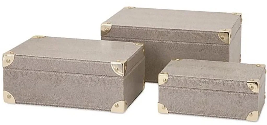 Shagreen Storage Boxes