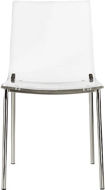 CHIARO CLEAR CHAIR NICKEL