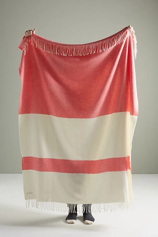 Sydney Herringbone Stripe Throw Blanket