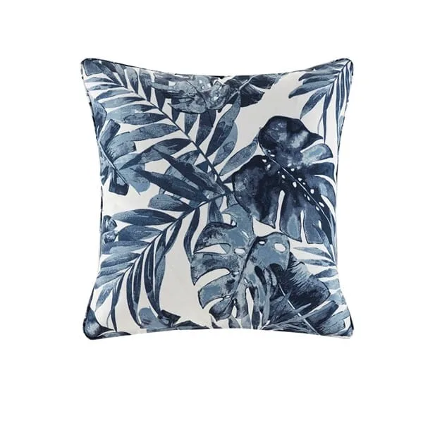 Everett Printed Palm 3M Scotchgard Outdoor Square Pillow