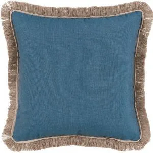 Lagoon with Sand Flange & Outdoor Fringe Outdoor Pillow