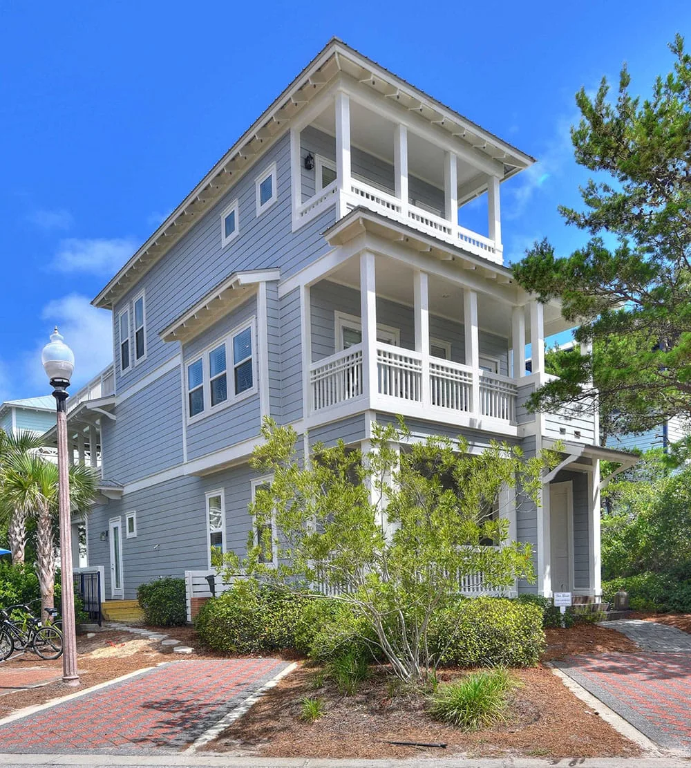 SwatchPop! Beach House renovation exterior