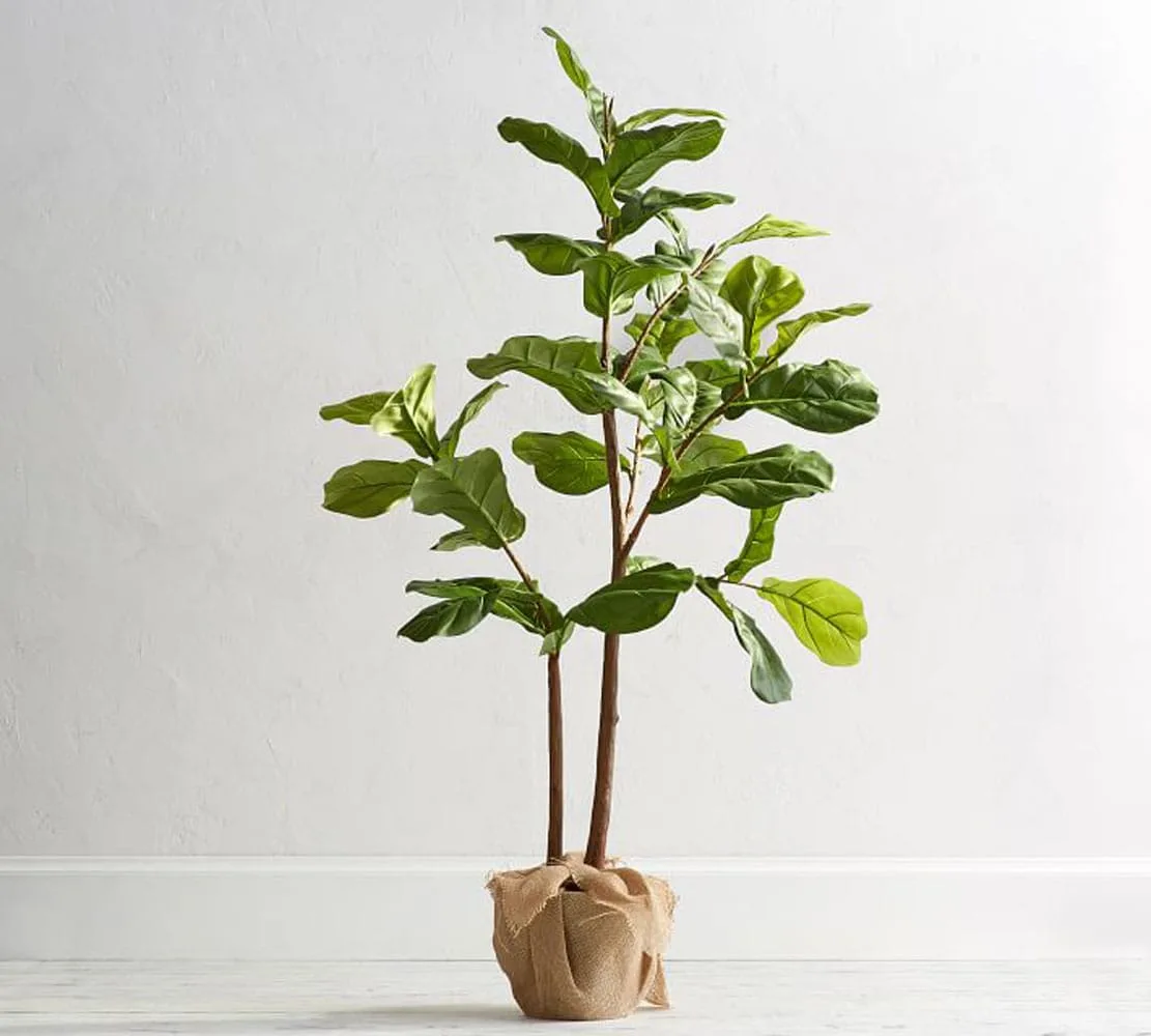 Faux Potted Fiddle Leaf Tree