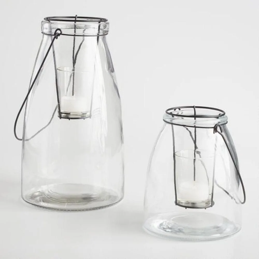 Clear Glass Cheyenne Lantern