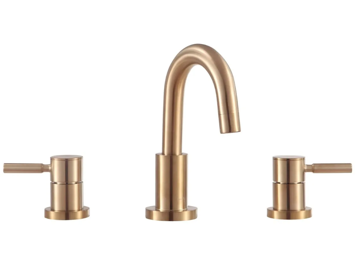 Avanity Positano 8-inch Widespread Bath Faucet - Matte Gold