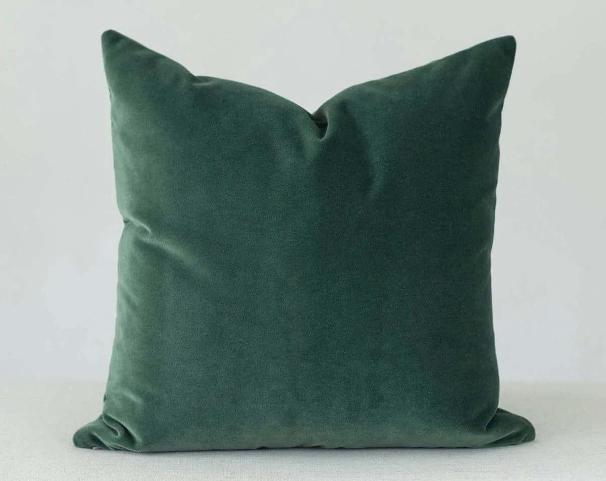 Emerald Velvet Pillow Cover