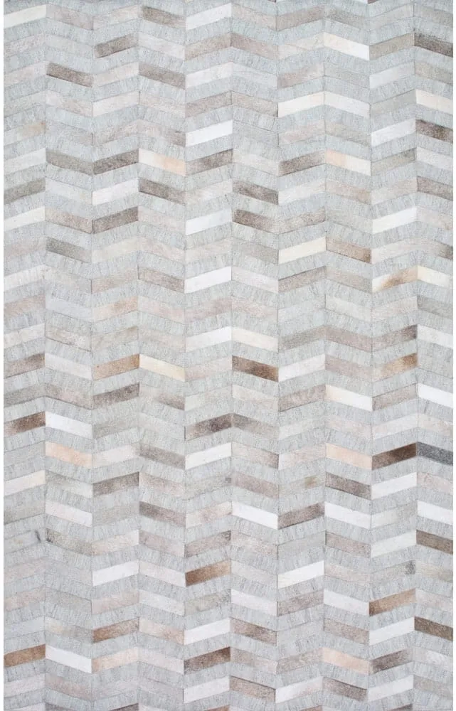 Mandovi Cowhide Herringbone Rug
