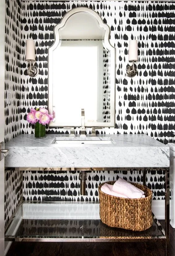 Trends To Try: Bold Powder Rooms