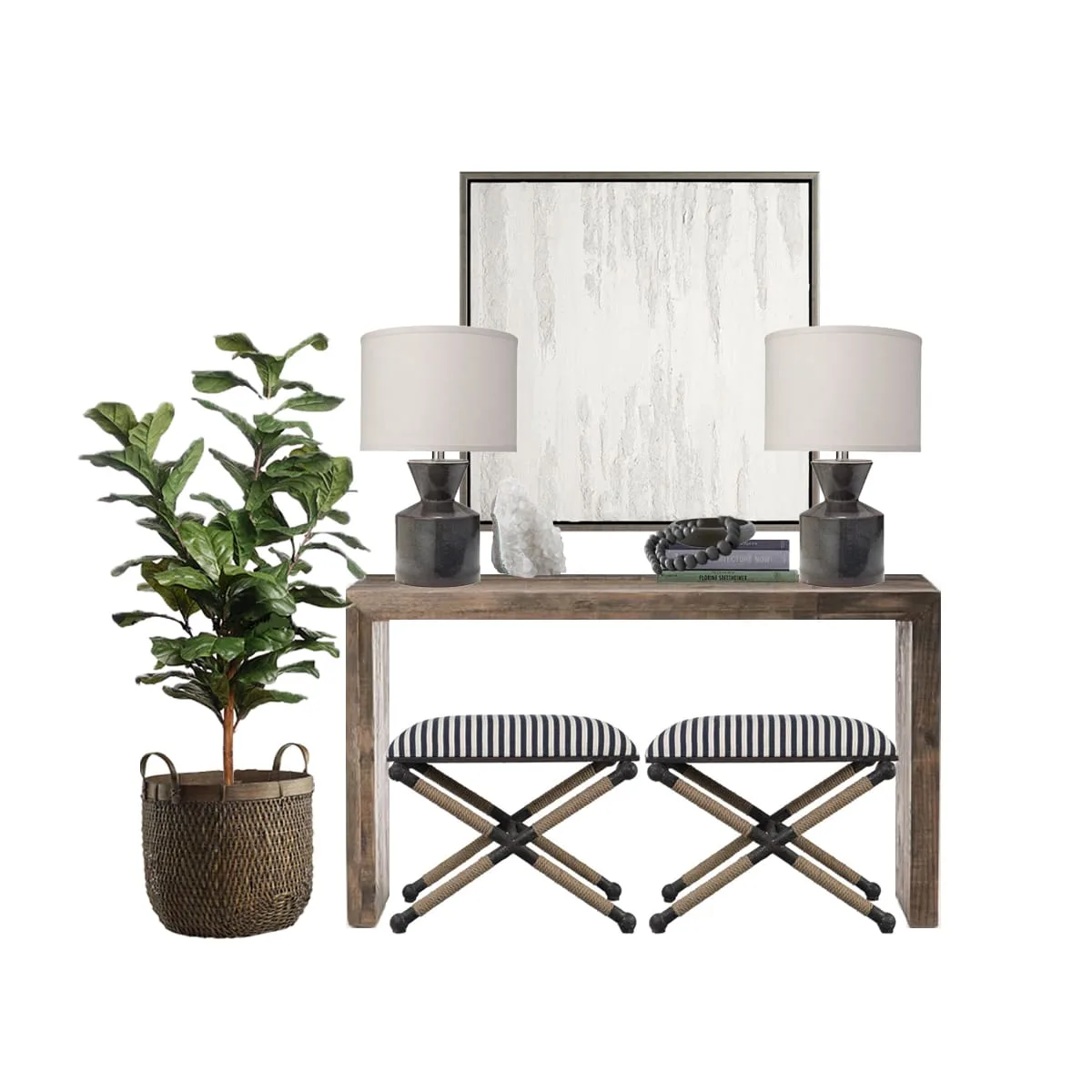 Console Table + Wall Art