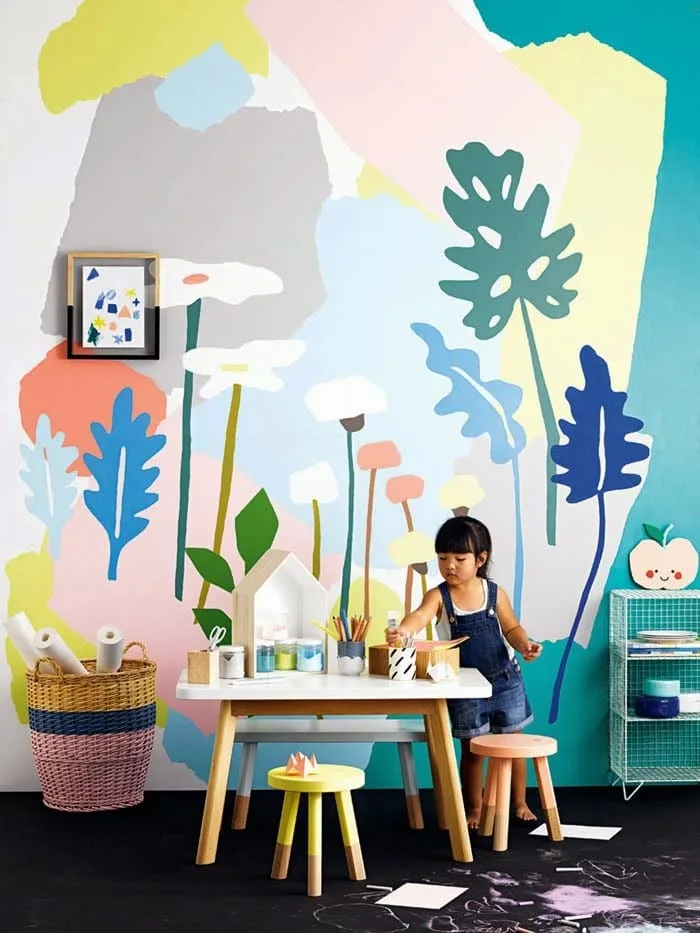 How to hang kids art
