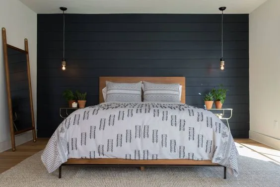 How to Decorate Above A Bed - Accent Wall