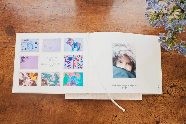 How to hang kids art