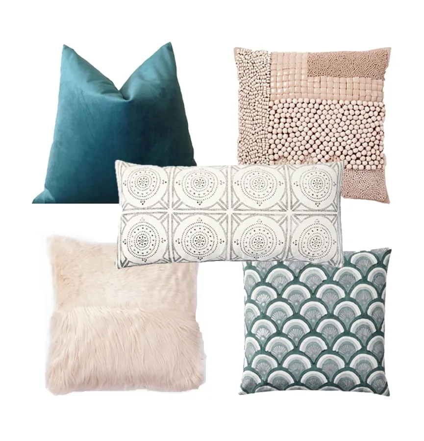 Living room pillows