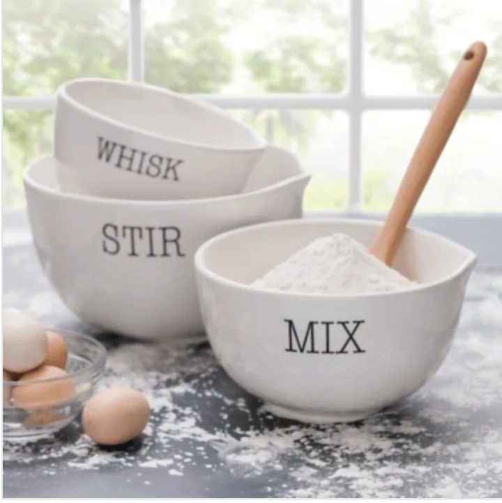 Set of 3 mixing bowls
