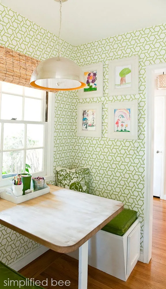 How to hang kids art