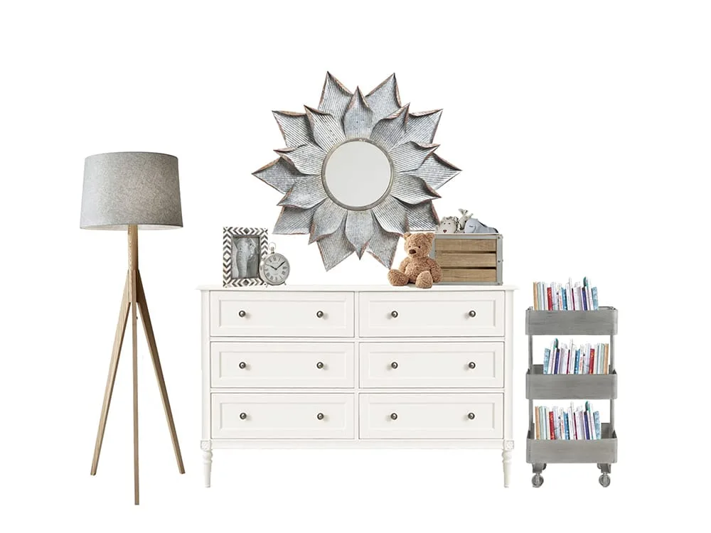 Rustic and Neutral Dresser Interior Design