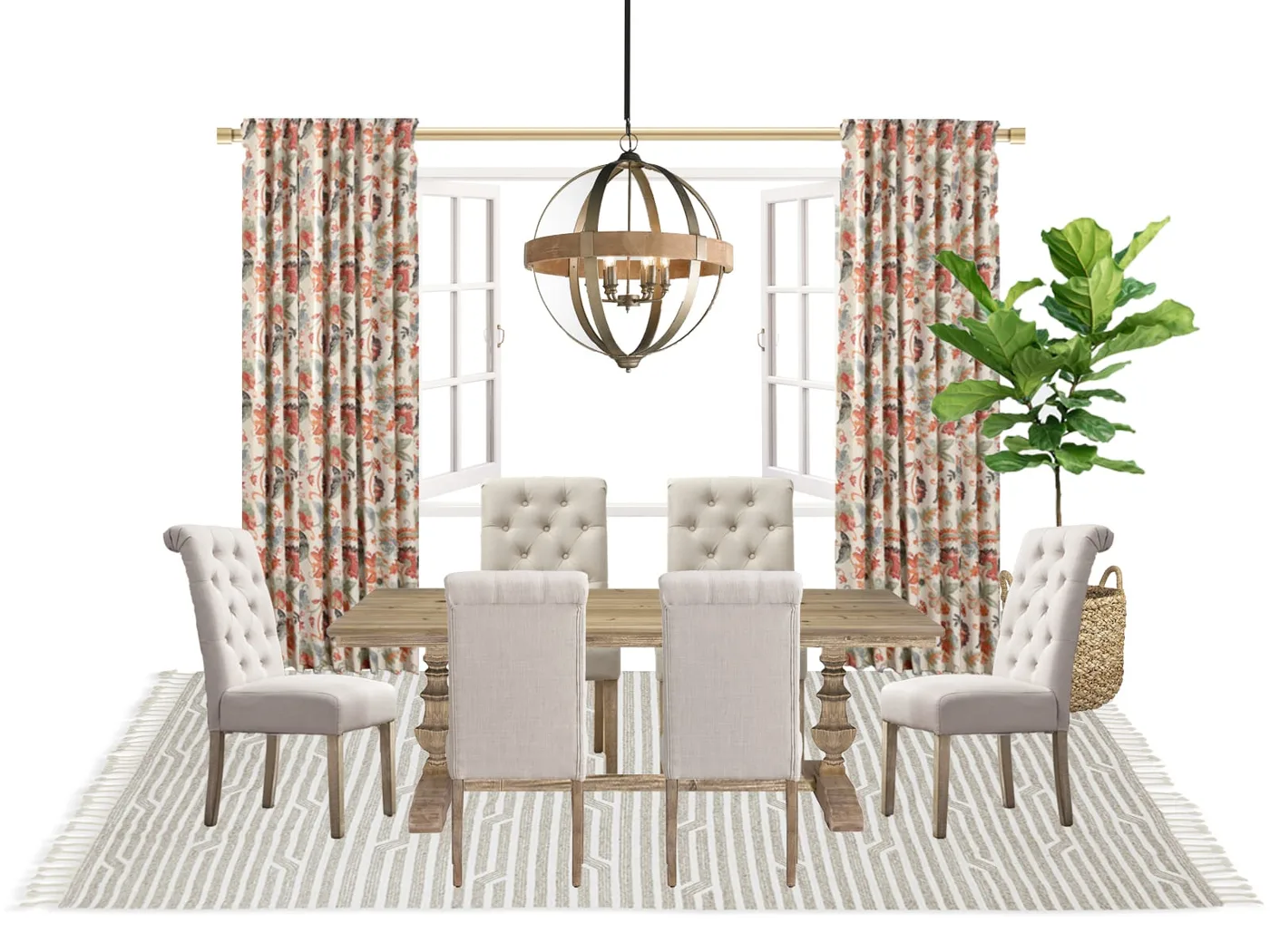Dining Table Soft and Formal