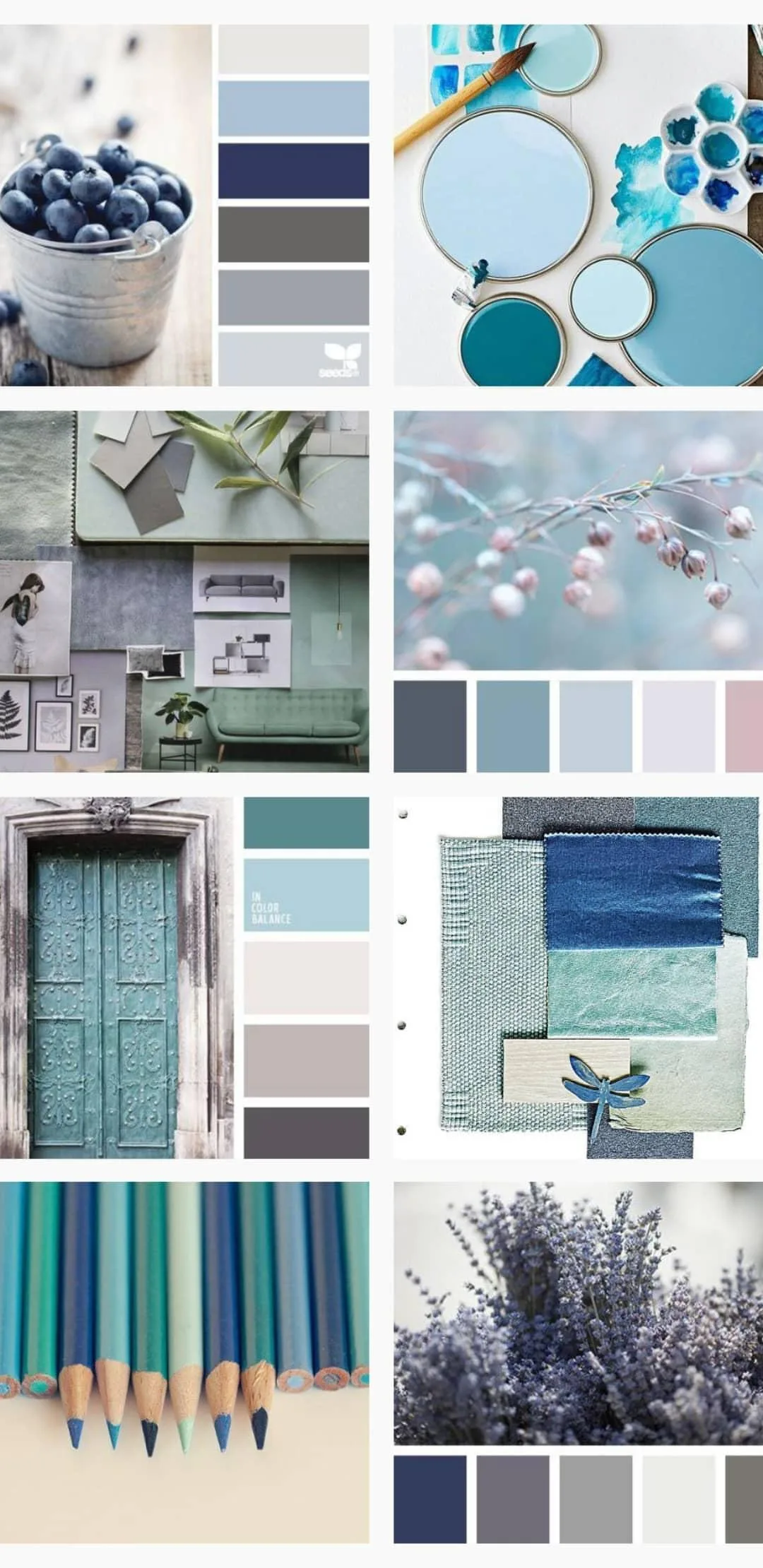 Cool interior design colors