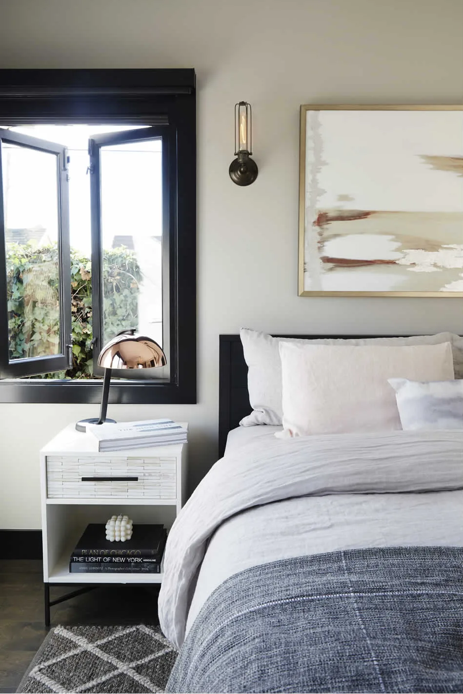 How to Decorate Above A Bed - Large Scale Art
