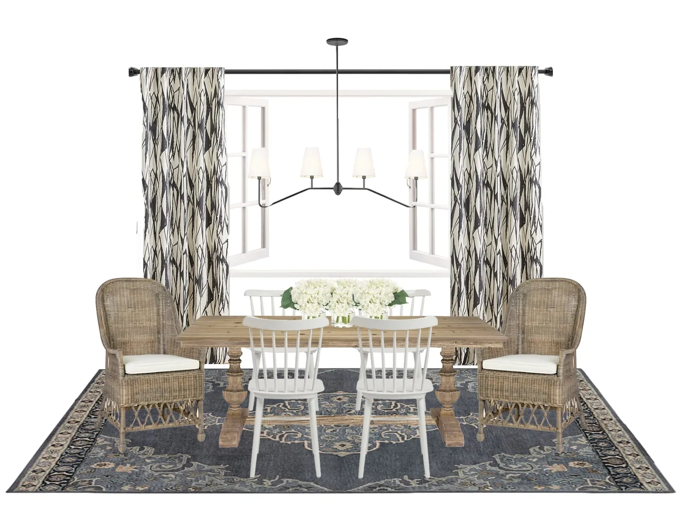 Dining Table Farmhouse Feel