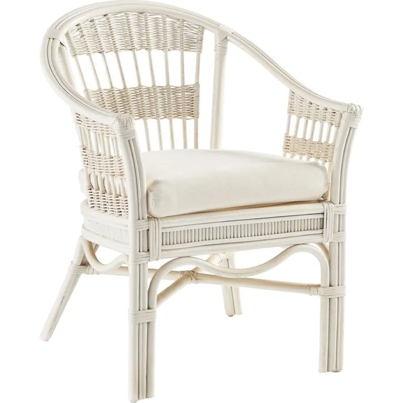 White Bermuda Outdoor patio chair