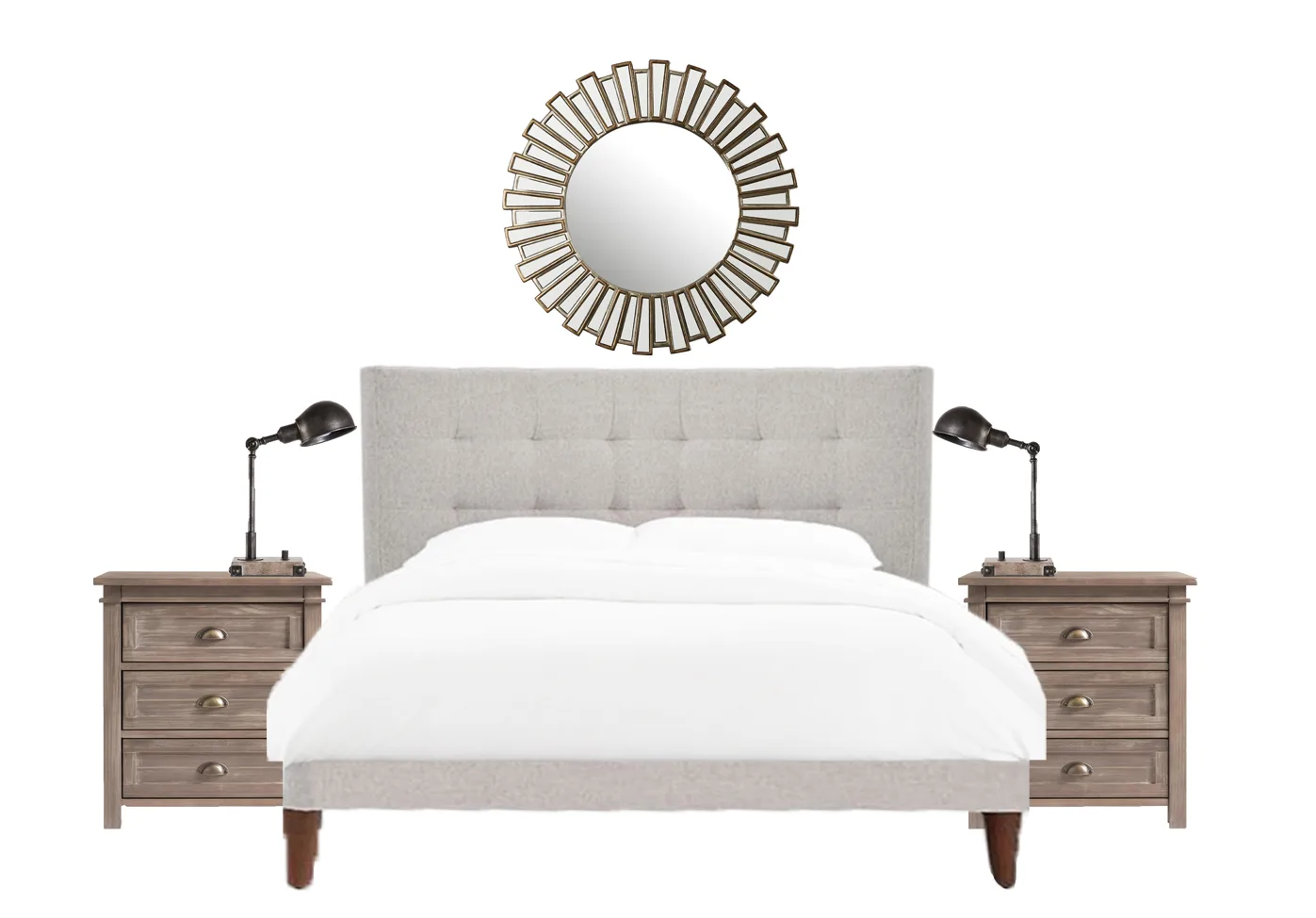 How to Decorate Above A Bed - Round Shaped Item