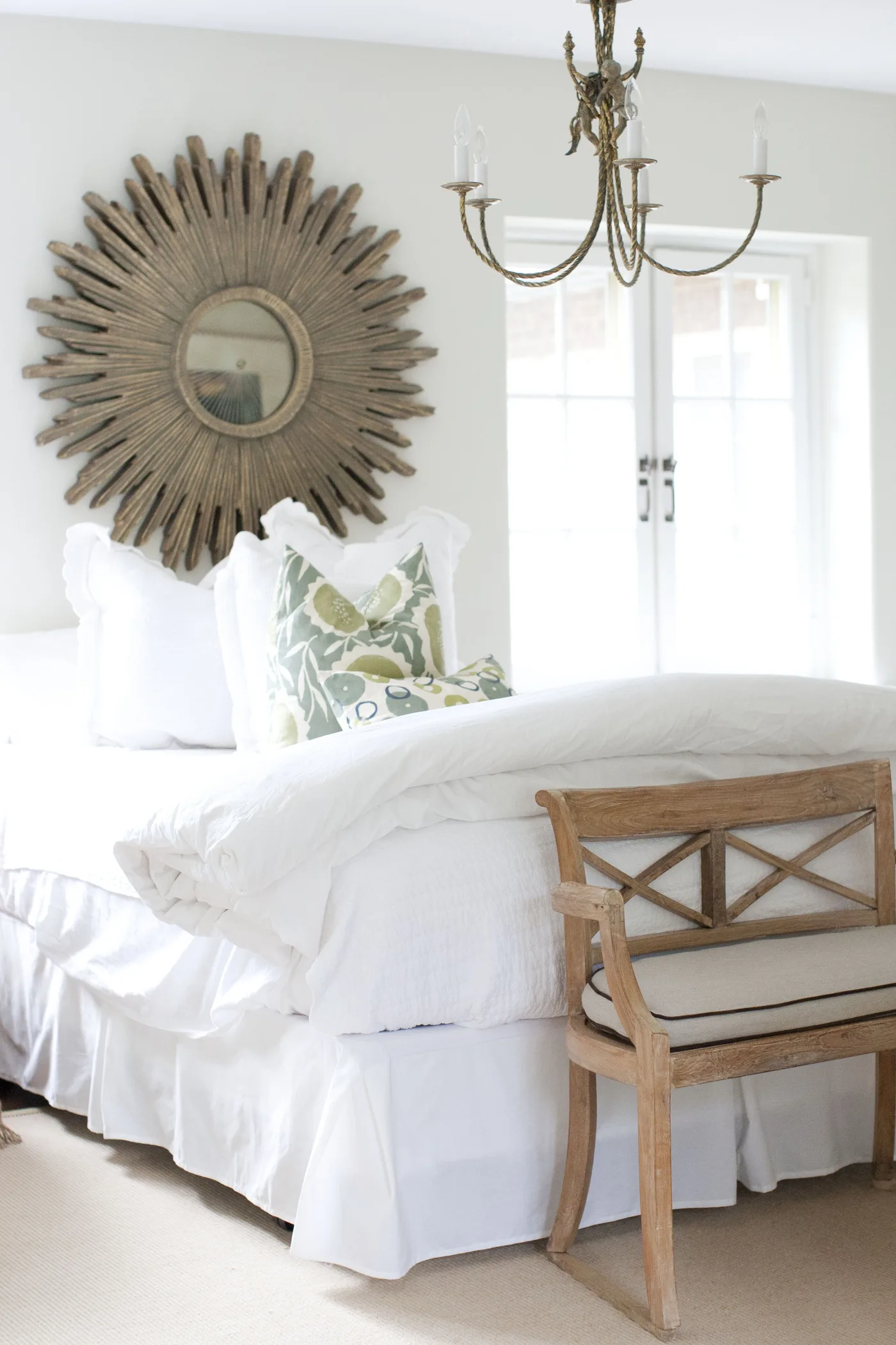 How to Decorate Above A Bed - Round Shaped Item