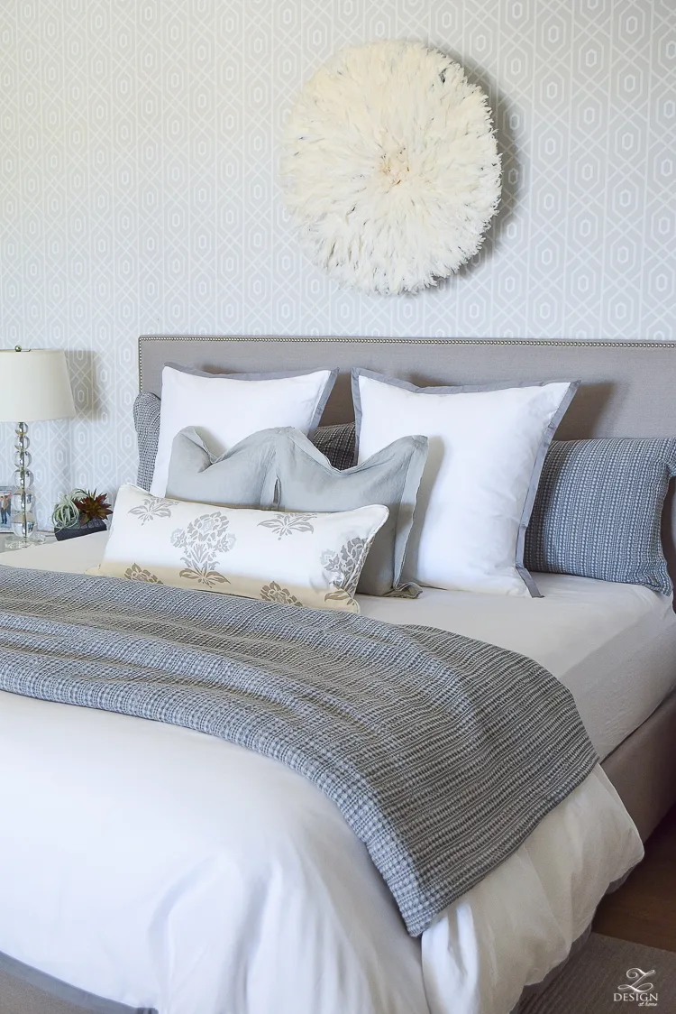 How to Decorate Above A Bed - Round Shaped Item