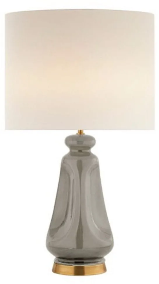 Kapila Table Lamp, Shellish Gray