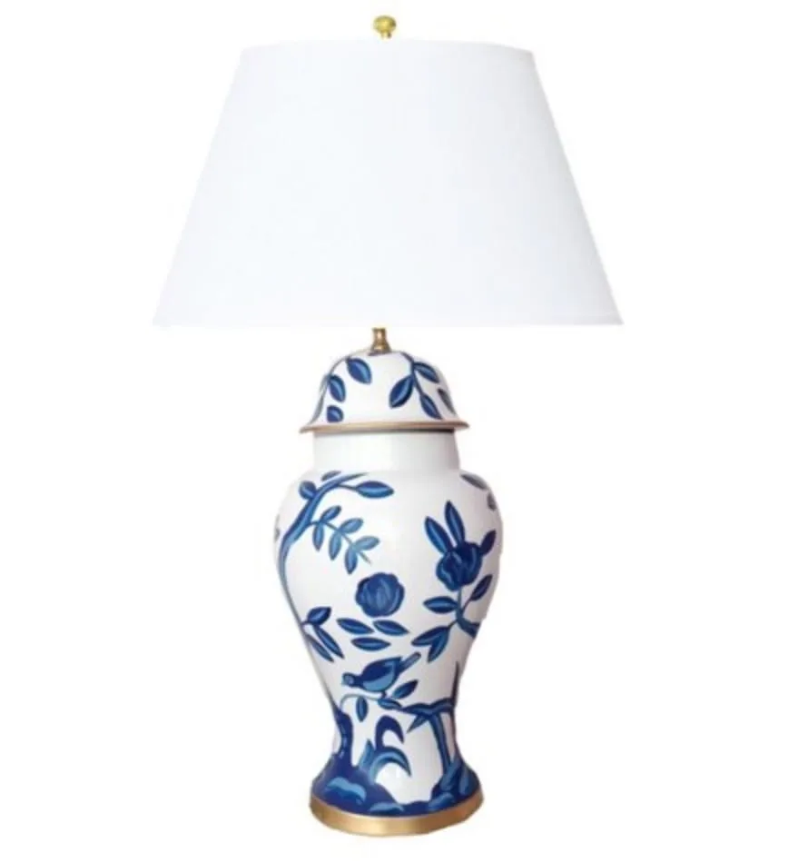Cliveden Table Lamp, Blue