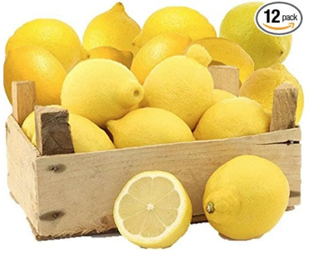 Fresh Organic Lemons - 1 Dozen