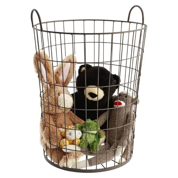 Iron Toy Storage Barrel