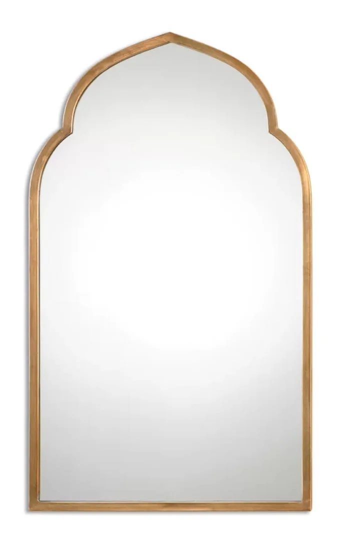 Gold Arch Wall Mirror
