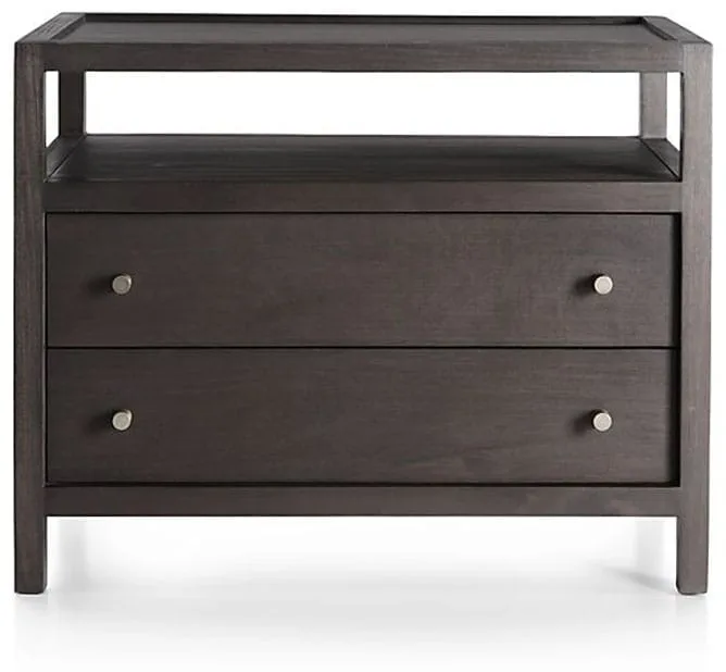Keane Wenge Solid Wood Charging Nightstand