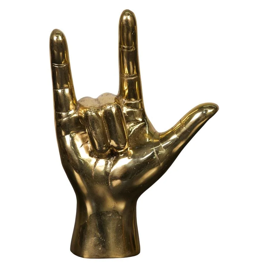 Noir I Love You Hand Decorative Object