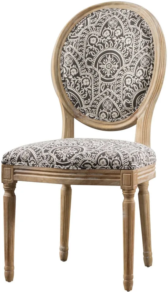 Phinnaeus Patterned Fabric Dining Chair