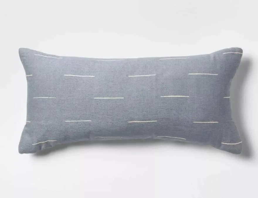 Silk Blend Dash Oversize Lumbar Throw Pillow - Project 62™