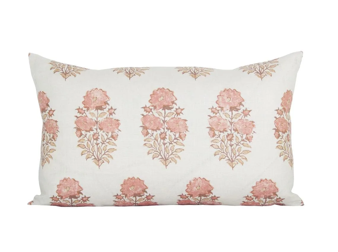 Pink Floral Pillow