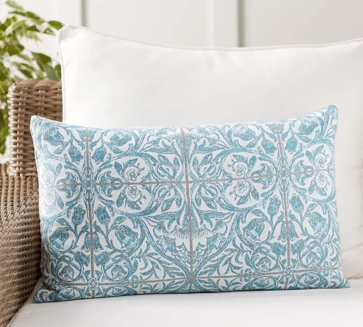 Sunbrella Massi Tile Pillow