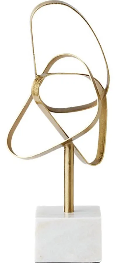 Gold Knot Sculpture