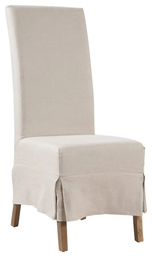 Marlett Skirted Linen Parsons Chair Set