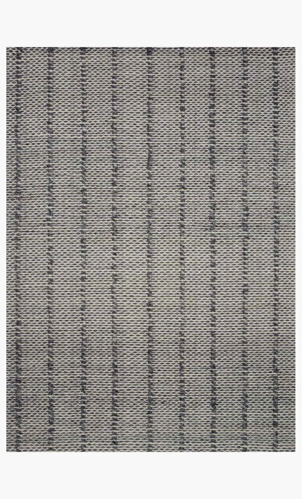 CHARCOAL TEXTURAL RUG