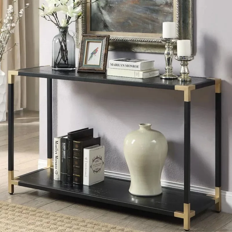 Black and Gold Console